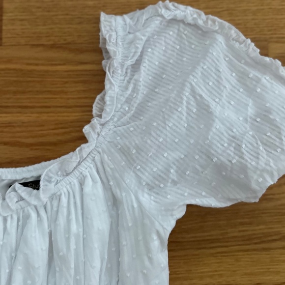 City Studios Juniors' Ruffled Swiss-Dot Dress (11) - Picture 8 of 16